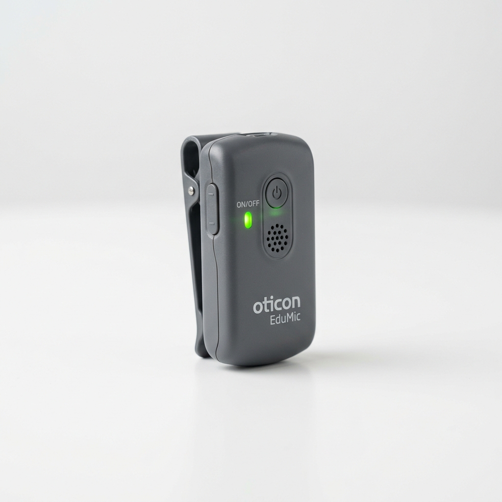 Oticon EduMic wireless lapel microphone